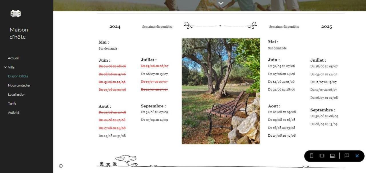 Au Petit Bonheur Villa Carnoules  Eksteriør billede